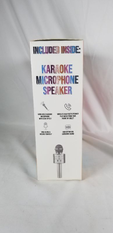 Photo 3 of KARAOKE KIT FEATURES A KARAOKE MICROPHONE SPEAKER ADJUSTABLE OVER THE EAR HEADPHONES NEW