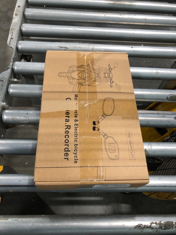 Photo 1 of Geloo Motorcycle Dash Cam Front and Rear, Universal Motorcycle Rear View Mirrors Camera, Back Cam 2.4" LCD Monitor, Motorcycle Driving Recorder with Loop Recording, G-Sensor, Motion Detector