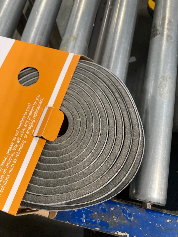 Photo 3 of 39.4FT Brush Weather Stripping, Neat Pile Self Adhesive Seal Strip for Windows and Door, Weatherstrip for Soundproofing, Windproof, Dustproof, Stronger Stickiness, 0.35'' Wide x 0.35'' Thick, Grey