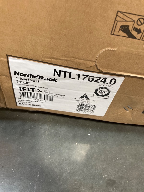 Photo 3 of ***TRUCK NEEDED***
NordicTrack T Series: Perfect Treadmills for Home Use, Walking or Running Treadmill with Incline, Bluetooth Enabled, 300 lbs User Capacity T5 + Monthly Membership