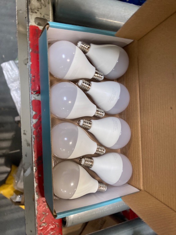 Photo 2 of ***BULBS ARE ROUND, SEE PICS***
YGS-Tech E12 LED Bulb, 6000K Daylight White Light Bulbs, 16W 1500LM Led Corn Bulb, 120W Incandescent Bulb Equivalent, Non-Dimmable LED Corn Light for Office Home Lighting (8 Pack)