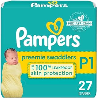 Photo 1 of 4PK Swaddlers Diapers Preemie - Size P1, 27 Count, Ultra Soft Disposable Baby Diapers