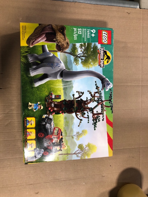 Photo 2 of **** FACTORY SEALED***
LEGO Jurassic World Brachiosaurus Discovery 76960 Jurassic Park 30th Anniversary Dinosaur Toy; Featuring a Large Dinosaur Figure and Brick Built Jeep Wrangler Car Toy; Fun Gift Idea for Kids Aged 9+