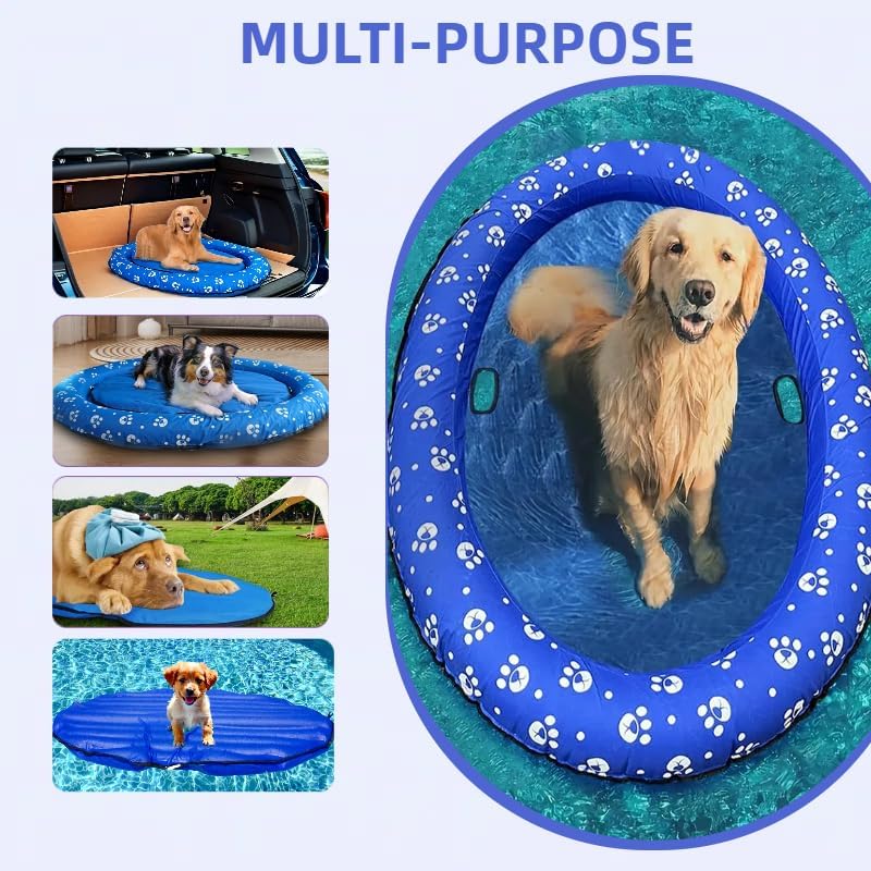 Photo 1 of 
Vercico New Dog Pool Float Dog Floats for Pool Dog Float Raft for Small Medium Large Dogs Puncture Proof Covering Dog Pool Toys