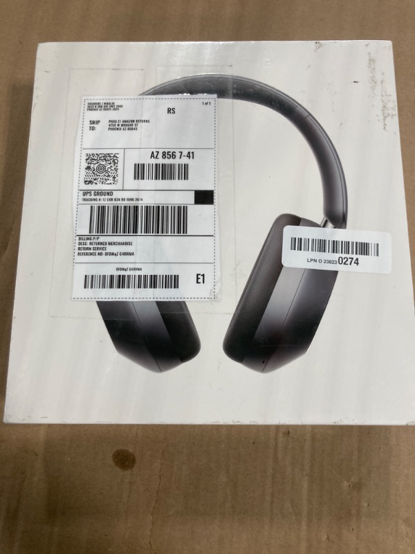 Photo 2 of *** factory sealed*** Picun F6 Hybrid Active Noise Cancelling Headphones,Transparency Mode,Wireless Over Ear Bluetooth Headphones,Hi-Res Audio&Head Tracking,120H ANC Playtime and 16EQ Modes by via App Home Travel Dark Gray