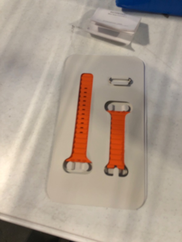 Photo 2 of Apple Watch Band - Ocean Band (49mm) - Orange - Regular