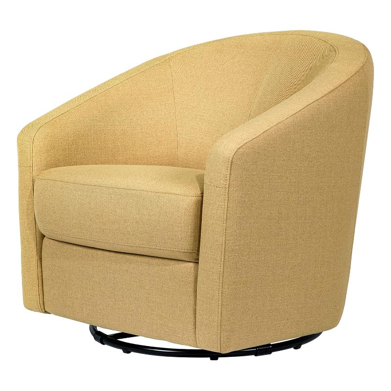 Photo 1 of ***maybe different item*** babyletto Madison Swivel Glider in Performance Dijon Eco-Twill, Water Repellent & Stain Resistant, Greenguard Gold and CertiPUR-US Certified
