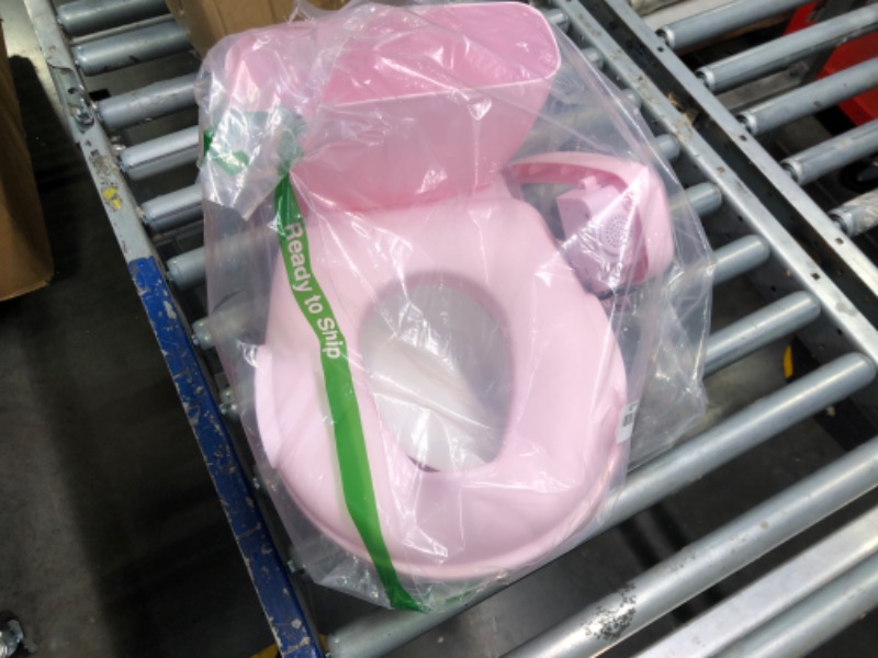 Photo 2 of ***in amazon return bag, looks like clean*** Summer Infant by Ingenuity My Size Potty Pro in Pink, Toddler Potty Training Toilet, Lifelike Flushing Sound, for Ages 18 Months+, Up to 50 Pounds