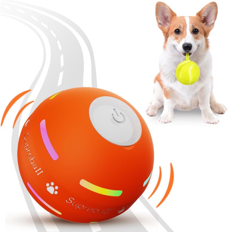 Photo 1 of *** NO USB *** PetDroid Interactive Dog Toys Dog Ball,[Newly Upgraded] Durable Motion Activated Automatic Rolling Ball Toys for/Small/Medium/Large Dogs,USB Rechargeable
