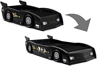 Photo 1 of Delta Children Grand Prix Race Car Toddler & Twin Bed - Made in USA, Black BOX 2 ONLY MISSING BOX 1 INCOMPLETE
