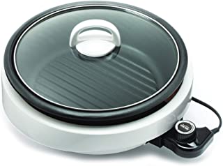 Photo 1 of Aroma Housewares ASP-137 Grillet 3Qt. 3-in-1 Cool-Touch Electric Indoor Grill Portable, Dishwasher Safe, 3-Quart, White

