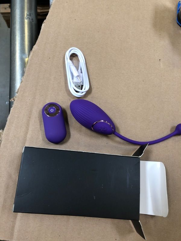 Photo 1 of Bullet Vibrator with Remote, Vaginal Ball Vibrating Egg, Love Balls for Clit G-spot Stimulation with 10 Vibration Modes, Adult Sex Toys for Women & Couples PURPLE 
