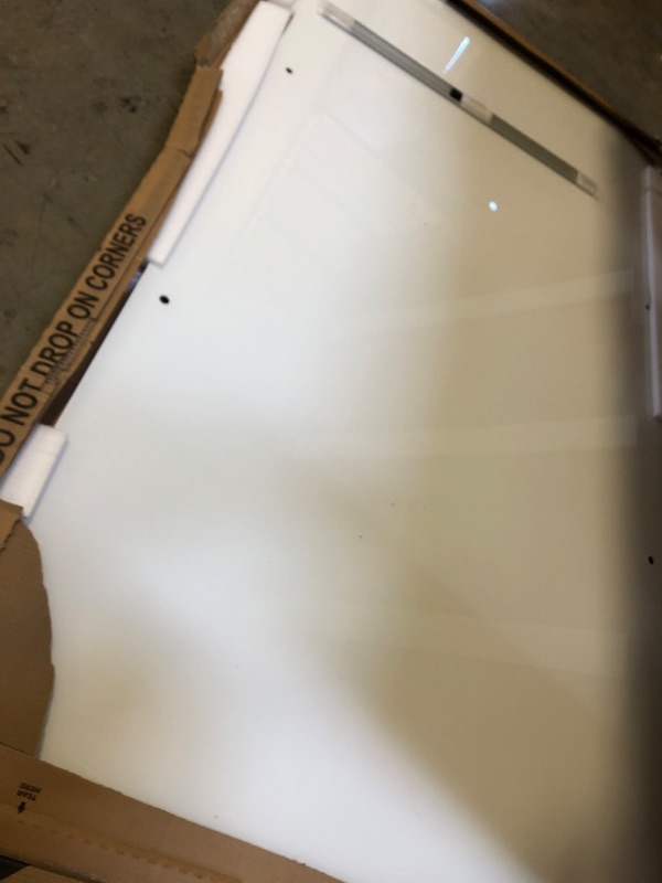 Photo 3 of Quartet Glass Whiteboard, Magnetic Dry Erase White Board, 8' x 4', Frameless, Brilliance White (G29648W)
