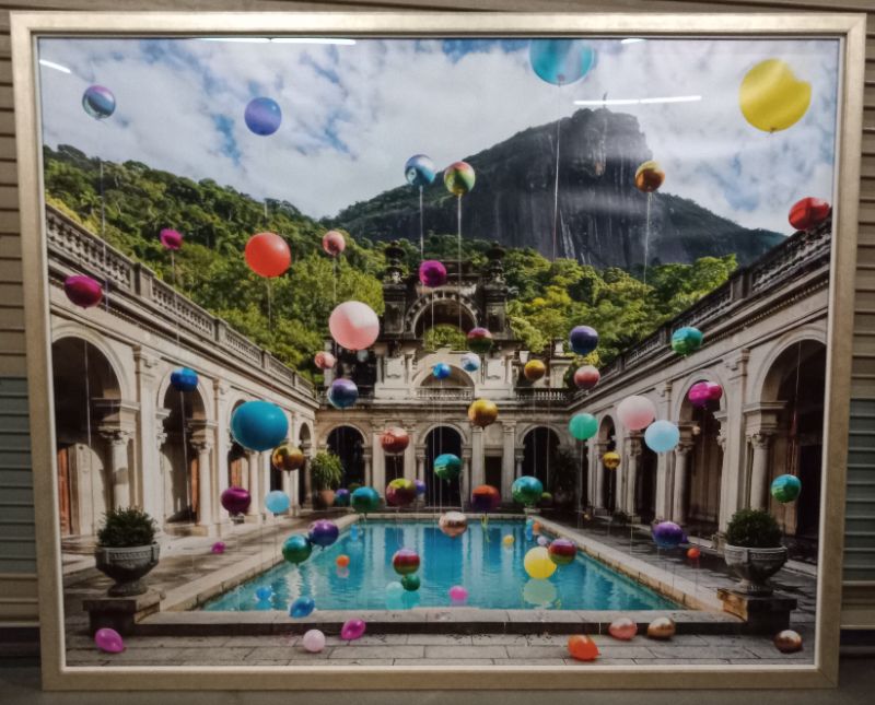 Photo 1 of PARQUE LAGE BALLON PARTY FRAMED POSTER 75.5” X 82.25”