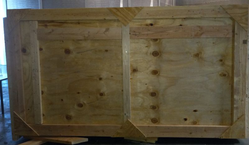 Photo 3 of WOOD SHIPPING CARGO CRATE 114” X 64” H65”