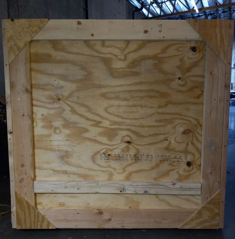 Photo 2 of WOOD SHIPPING CARGO CRATE 114” X 64” H65”