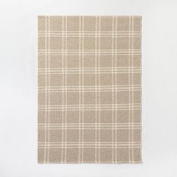 Photo 1 of Cottonwood Plaid Wool/Cotton Area Rug - Threshold™ designed with Studio McGee 5'x7'

