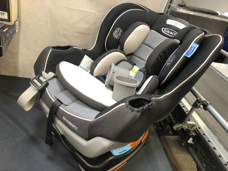 Photo 5 of Graco Extend2Fit Convertible Car Seat, Ride Rear Facing Longer with Extend2Fit, Gotham