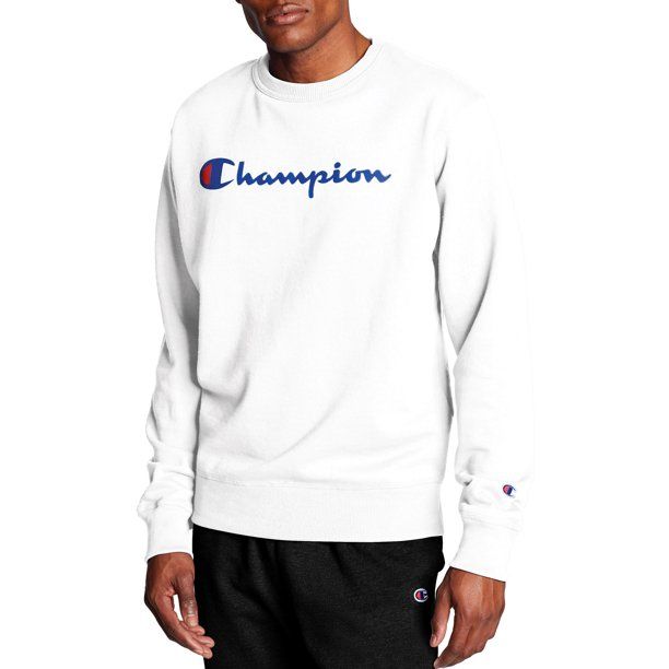 Photo 1 of Champion Men's Powerblend Graphic Crewneck Sweatshirt
LARGE