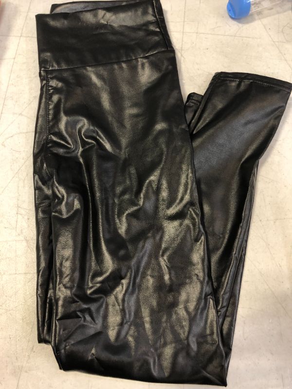 Photo 1 of Faux Leather Pants Size L 