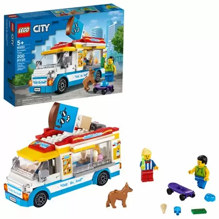 Photo 1 of LEGO City Ice-Cream Truck 60253 Building Set for Kids (200 Pieces)