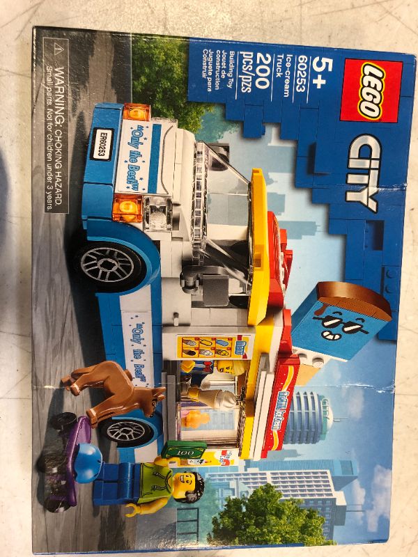 Photo 2 of LEGO City Ice-Cream Truck 60253 Building Set for Kids (200 Pieces)