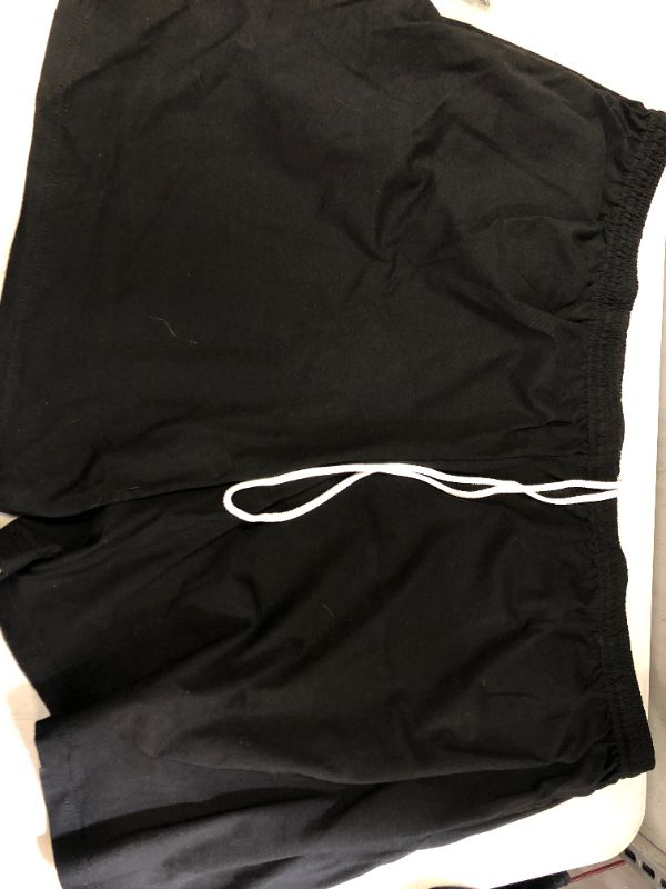 Photo 1 of Hanes Knit Shorts Black Size 4XL