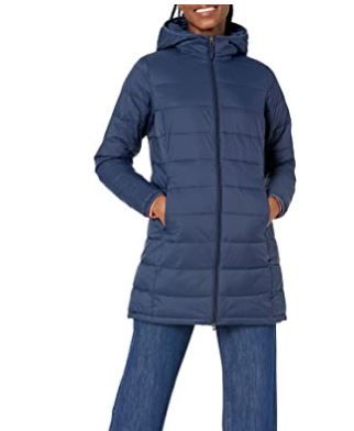 Photo 1 of Amazon Essentials Women's Lightweight Water-Resistant Hooded Puffer Coat XL