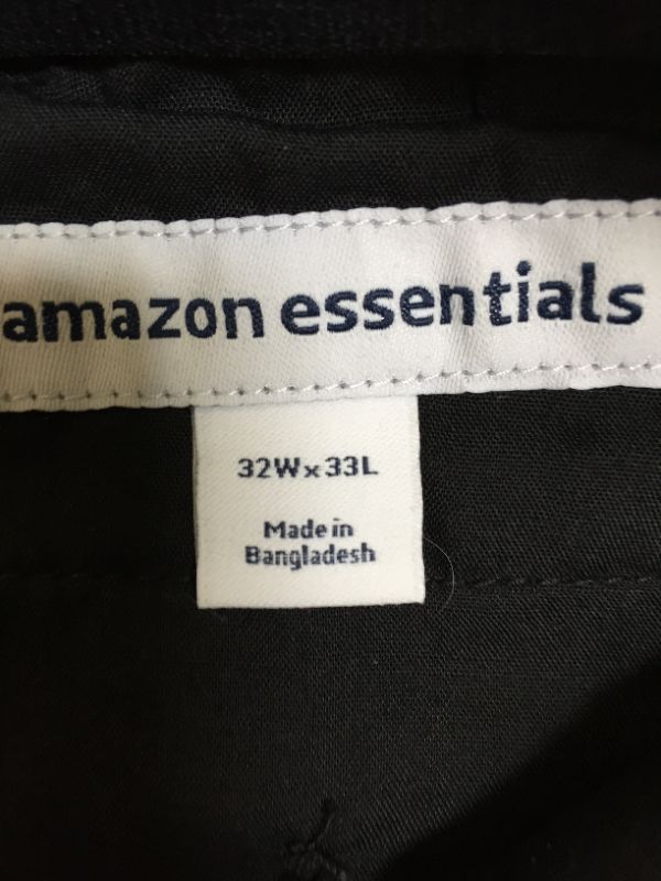 Photo 2 of AMAZON ESSSENTIAL PANTS 32WX33L-ITEM IS DIRTY-
