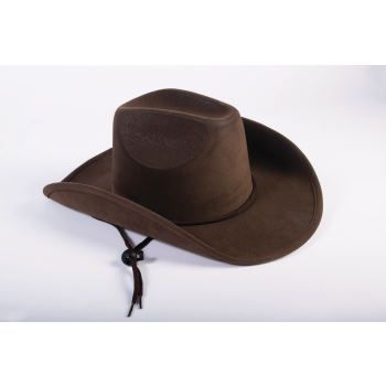 Photo 1 of Cowboy Brown Hat Unisex Kids, One Size , Brown
