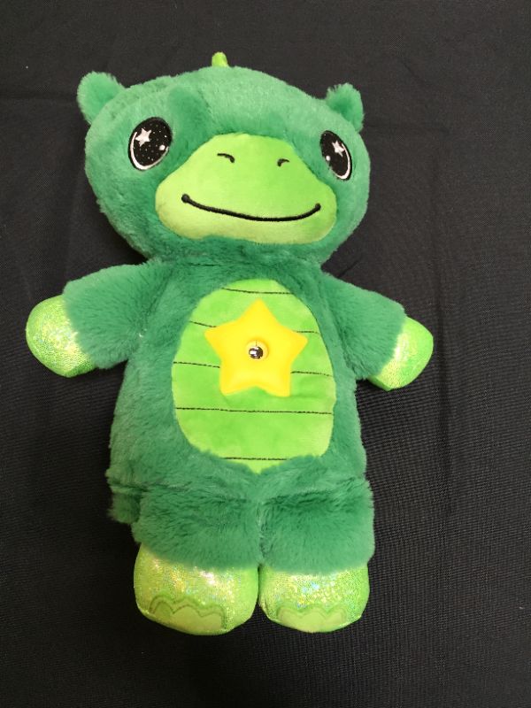 Photo 2 of Ontel Star Belly Dream Lites, Stuffed Animal Night Light, Dreamy Green Dino---NO BOX---
