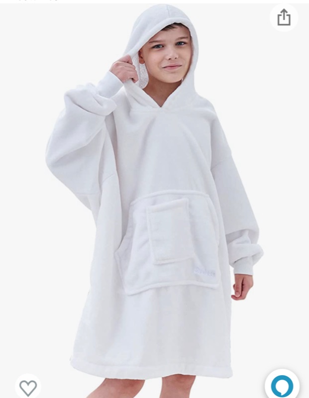 Photo 1 of Kids Blanket Hoodie Sweatshirt