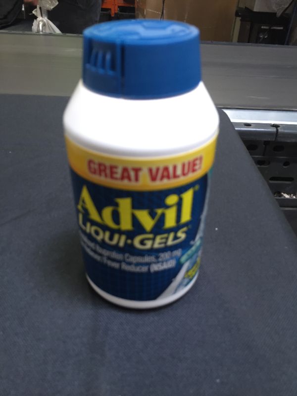 Photo 2 of Advil Liqui-Gels Pain Reliever/Fever Reducer Liquid Filled Capsules - Ibuprofen (NSAID)---EXPIRES 02/2024---

