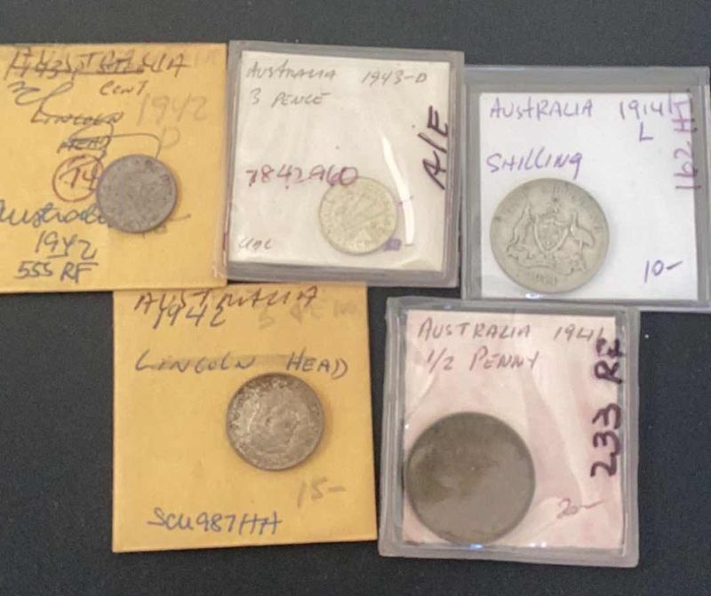 Photo 1 of AUSTRALIAN COINS