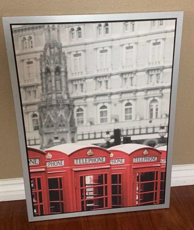 Photo 1 of IKEA CLASSIC LONDON PHONE BOOTH PRINT 22”X 31”