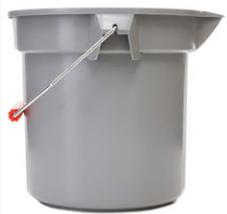 Photo 1 of ROUND BUCKET GRAY 14 QT $28