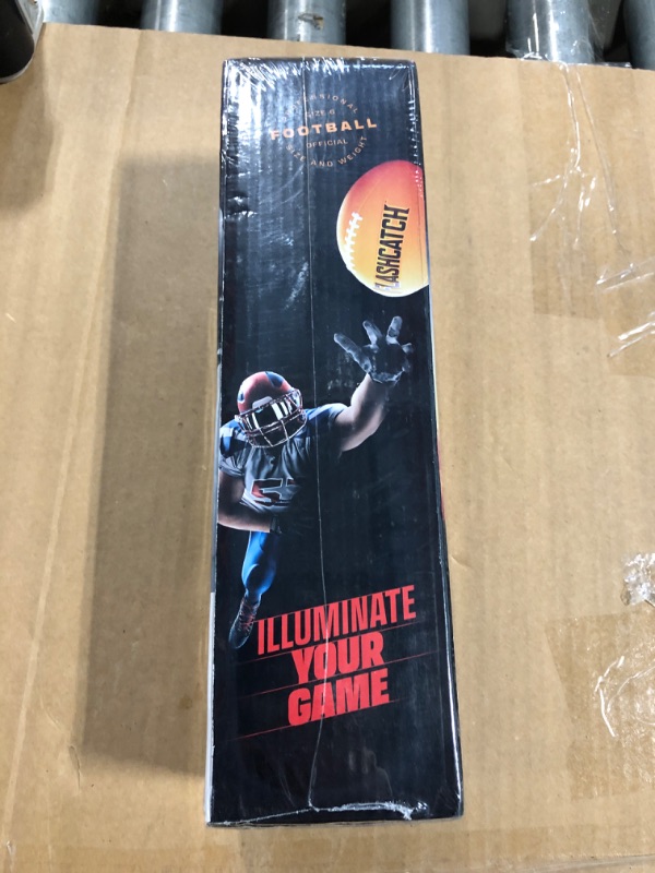 Photo 2 of ** factory sealed** Light Up Football - Glow in the Dark Ball - NO 6 - Outdoor Sports Birthday Gifts for Boys 8-15+ Year Old - Kids Teenage Youth Easter Gift Ideas Activity - Boy Toys Stuff Ages 8 9 10 11 12 13 14 15