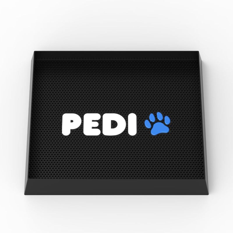 Photo 1 of ***USED***PediPaw Dog Paw Washer/Dog Paw Cleaner, 100% Silicone Dog Mat for Muddy Paws (16"x14"x2.17") (Blue)