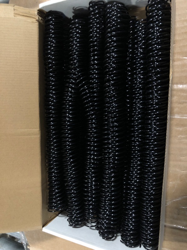 Photo 2 of ** similar image, unknown size or model*** Leinuosen Plastic Spiral Binding Coils Binding kit Spirals Multi Size Spiral Binding Spines Binder Combs Spines black