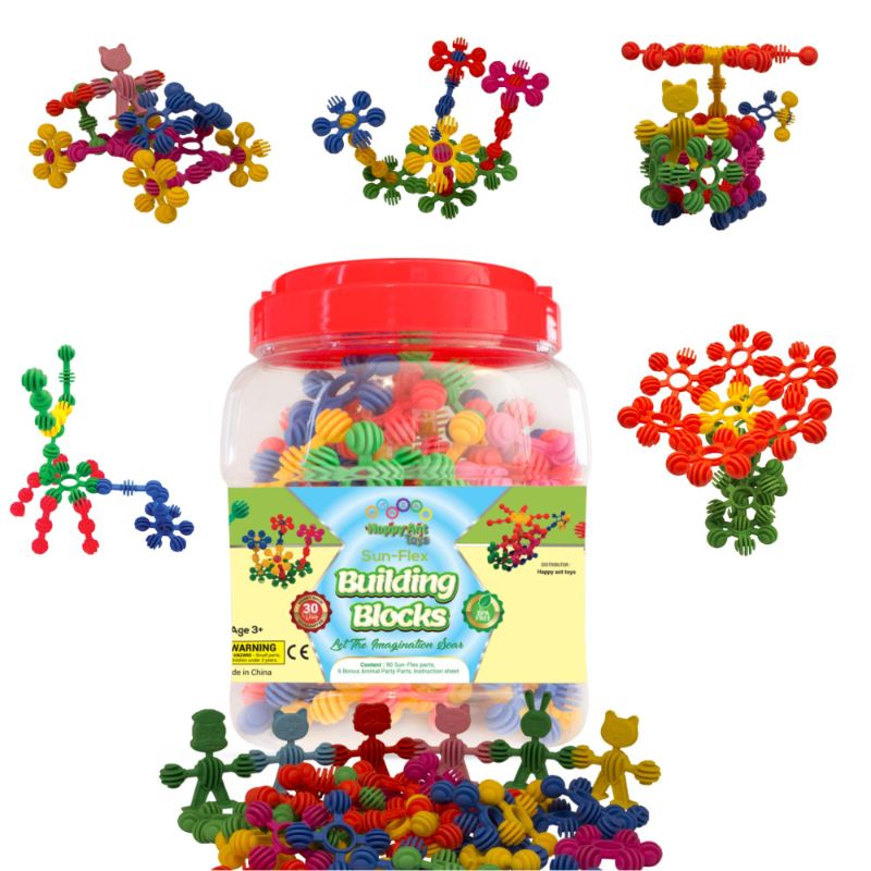 Photo 1 of BUILDING BLOCKS SET INTERLOCKING STEM LEARNING CREATIVE EDUCATIONAL IMAGINATION DEVELOPMENT NEW 