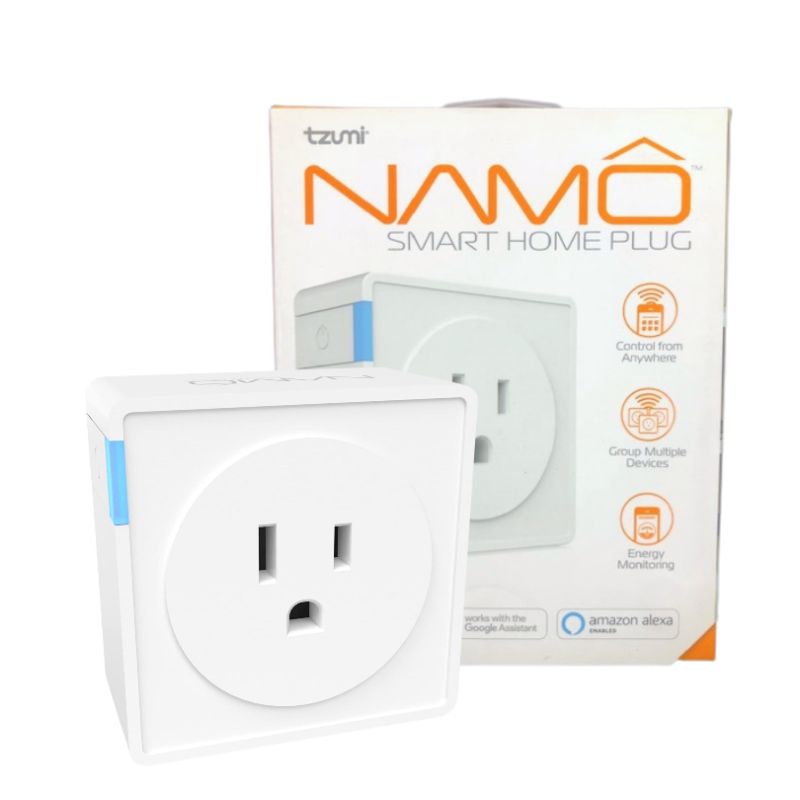 Photo 1 of TZUMI NAMO SMART PLUG ENERGY MONITOR AND TIMER CONTROL WORKS WITH ALEXA ECHO AND GOOGLE HOME NEW IN BOX 