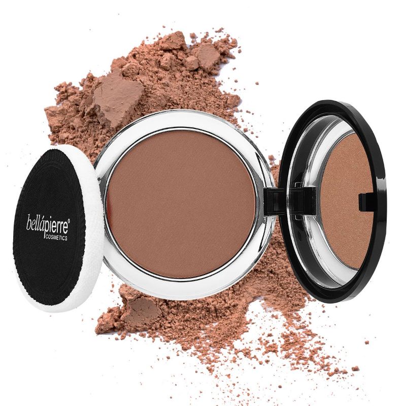 Photo 1 of CREAMY PRESSED MINERAL BLUSH COMPACT WITH POWDER PUFF TALC AND PARABEN FREE APPLY SMOOTH AND LOOK NATURAL NEW