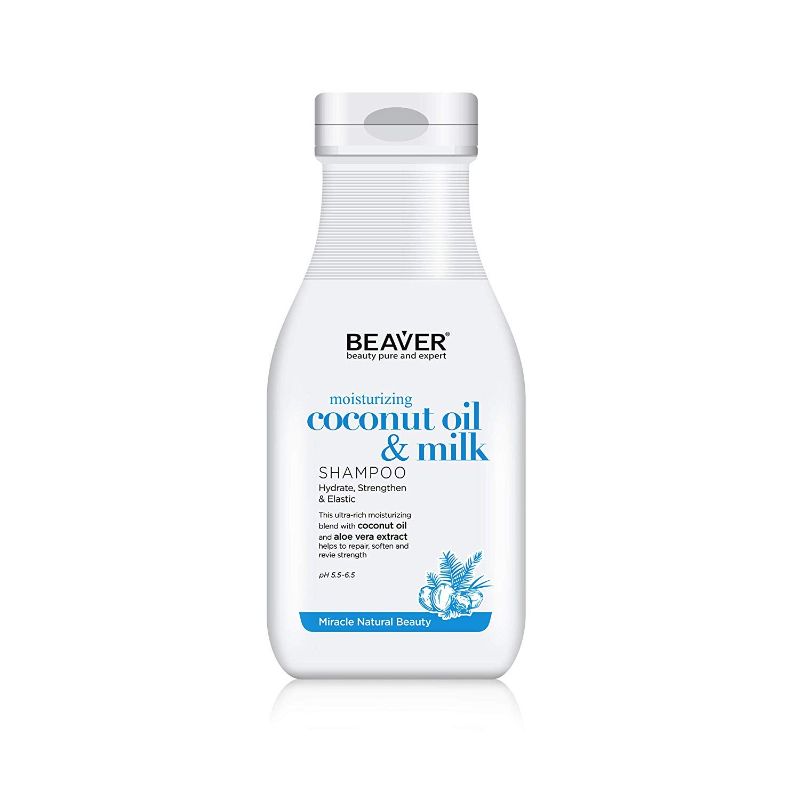 Photo 1 of COCONUT OIL AND MILK SHAMPOO PROMOTES HAIR GROWTH AND BALANCES THE SCALP WITH VITAMINS A D E K AND F HELPING HAIR STAY HEALTHY AND SHINY 350ML NEW