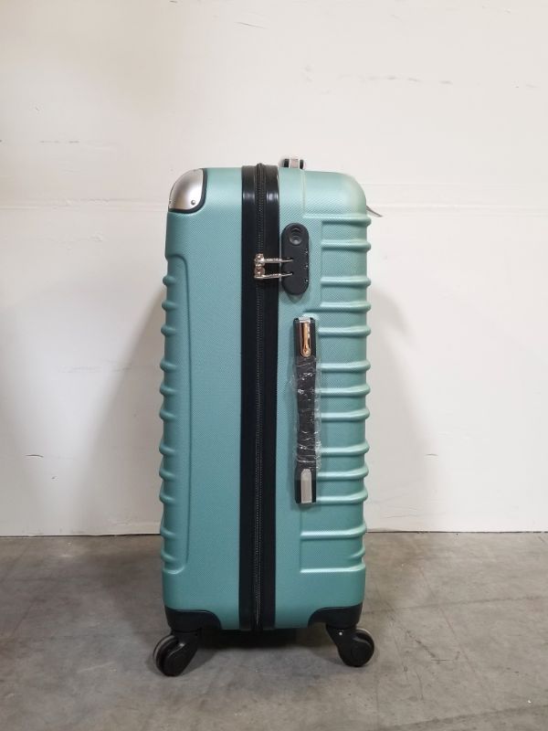 Photo 2 of 24 INCH DEJUNO SUITCASE DURABLE HARDSHELL CASE 8 WHEEL DESIGN AND SECURE LOCK  NEW 