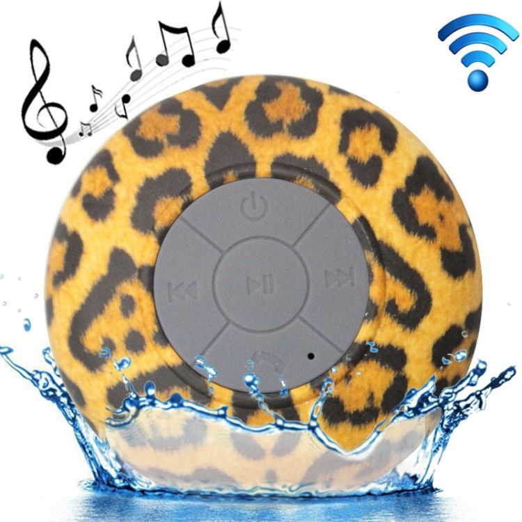 Photo 1 of WATERPROOF LEOPARD BLUETOOTH SPEAKER CALL HANDS FREE SUCTIONS TO ANY SMOOTH SURFACE NEW 
