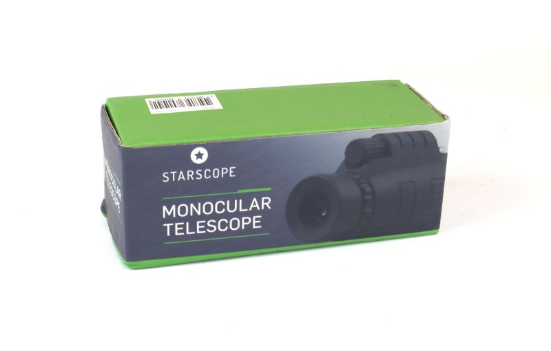 Photo 1 of MONOCULAR TELESCOPE 8X MAGNIFICATION FIELD VIEW 95M/1000M OPTICAL GLASS ADAPTS TO SMART PHON AND TRIPOD INCLUDES WRIST STRAP AND CLEANSING CLOTH NEW