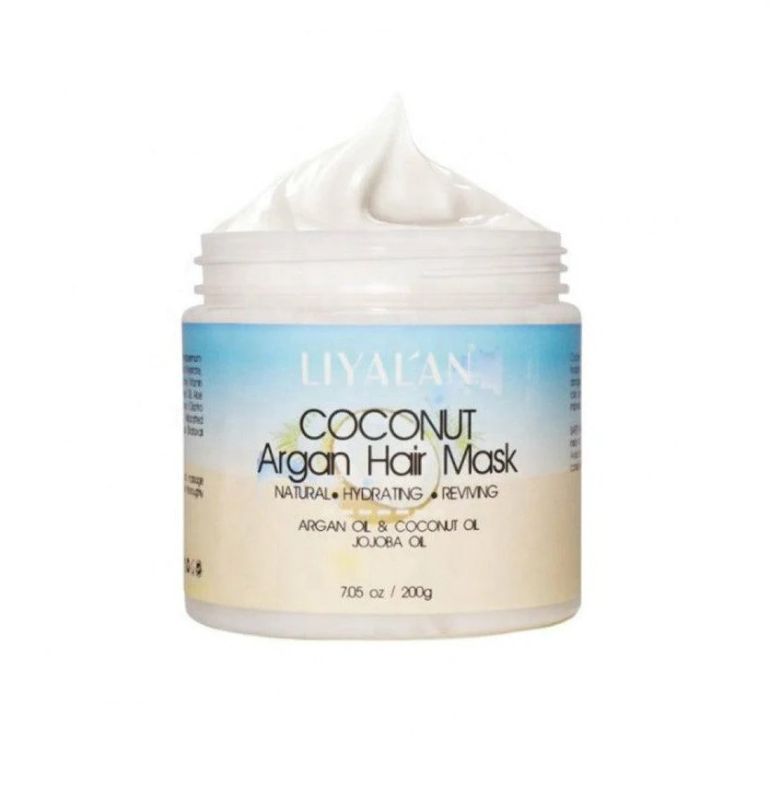 Photo 1 of COCONUT ARGAN HAIR MASK REVITALIZES HAIR CUTICLE INSIDE AND OUT BALANCING ELASTICITY STRENGTH AND SOFTNESS WHILE ADDING SHINE NEW