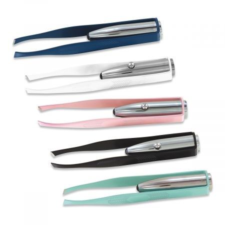 Photo 1 of 4 PACK LED ILLUMINATING TWEEZERS DURABLE COLOR VARYS NEW 