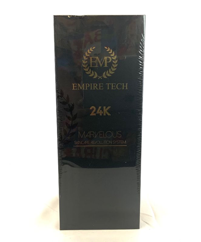 Photo 1 of MARVELOUS 24K SKINCARE REVOLUTION SYSTEM HOT AND COLD THERAPY VIBRATION MASSAGE RED BLUE YELLOW GREEN LED LIGHT AND SONIC TREAT BLACKHEADS SWELLING AROUND EYES ACNE BREAKOUTS WRINKLE SCARS ANTI AGING REDUCE WRINKLES NEW SEALED 