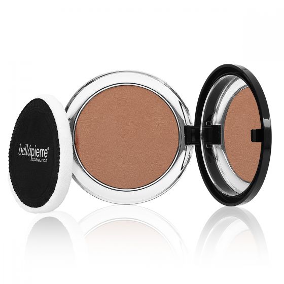 Photo 1 of KISSES COMPACT MINERAL BRONZER SILKY SMOOTH POWDER ADDS HEALTHY SUN KISSED GLOW TO ANY COMPLEXION TALC PARABEN SULFATES SYNTHETIC DYES NUTS AND GLUTEN FREE NEW
